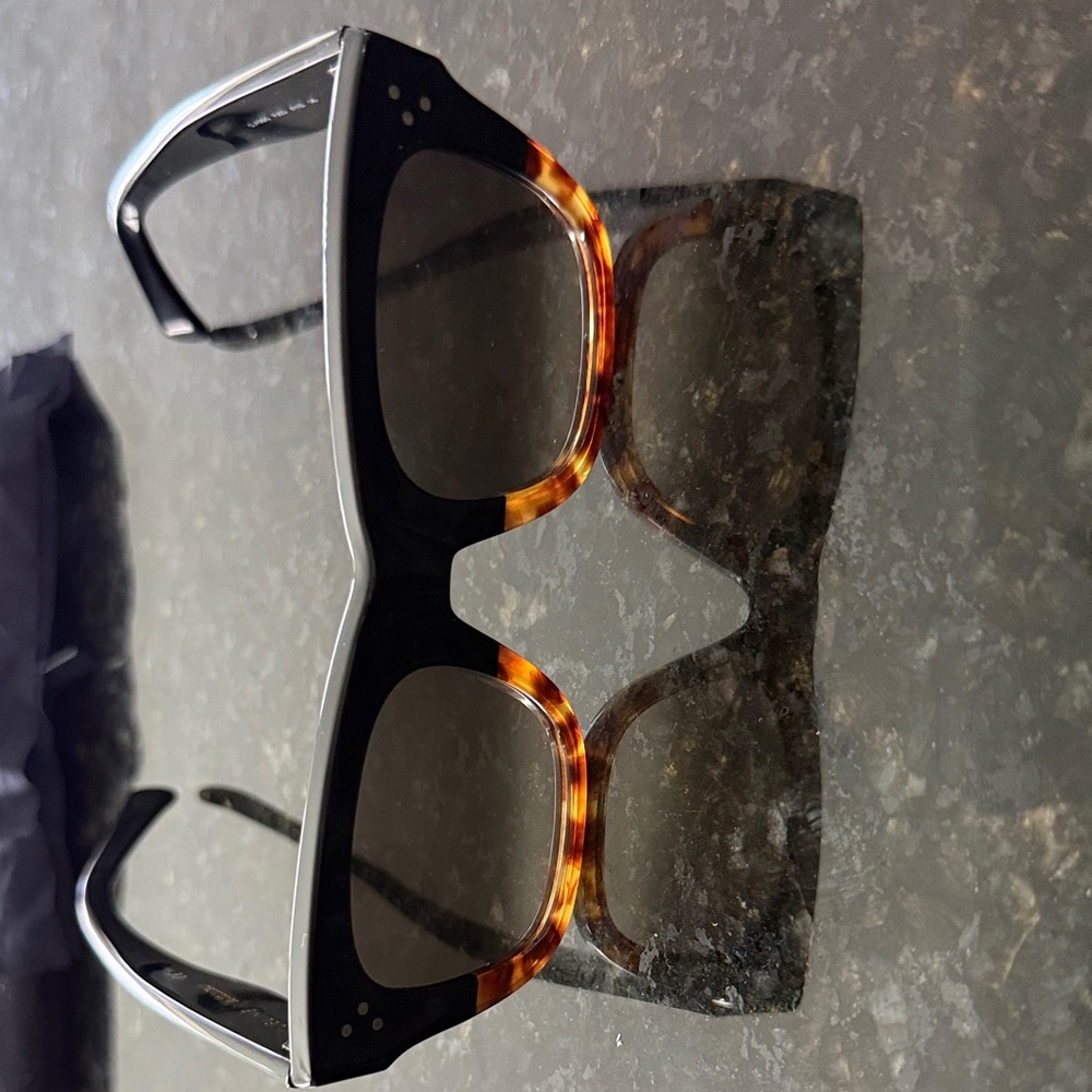 Celine Two Tone Black and Brown Sunglasses - CL41089/S - Picture 4 of 4